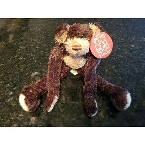 Fiesta 10.5” Long Limbed Cat Brown Plush Dog